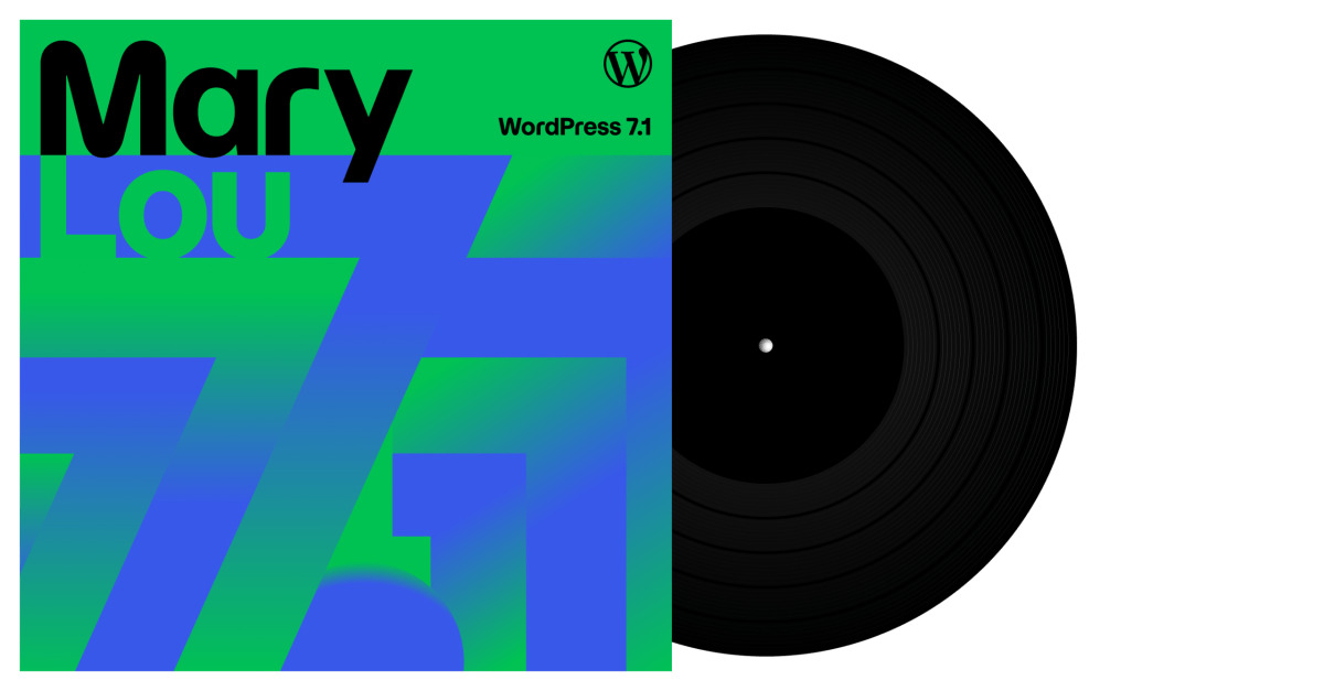 WordPress 7.1 Mary Lou 官方發佈主視覺
